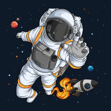 Astronaut exploring space — Sahan Solutions innovation
